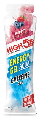 Gel energético High5 Energy Aqua Caf ine Frutos Rojos 66g