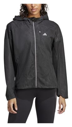 adidas running Adizero Waterproof Jacket Black Women's