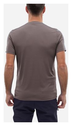 T-Shirt Technique Millet Fusion Marron Homme