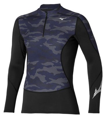 Haut Thermique 1/2 zip Mizuno Breath Thermo Virtual Body G3 Noir