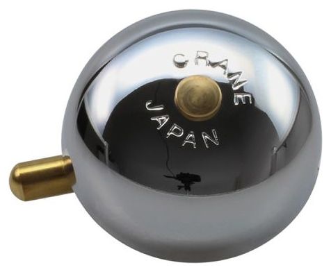 Crane Mini Karen Steel Band Chrome Plated Doorbell