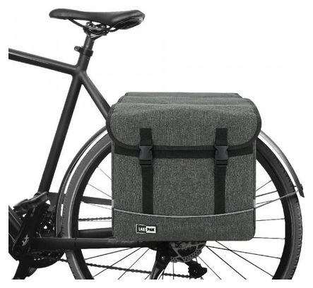 Sacoche à Vélo double pour vélos électriques étanche - 35L gris