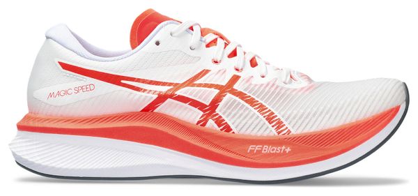 <strong>Asics Magic Speed 3 Zapatillas Running Mujer</strong> Blanco Rojo