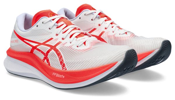 Chaussures de Running Femme Asics Magic Speed 3 Blanc Rouge