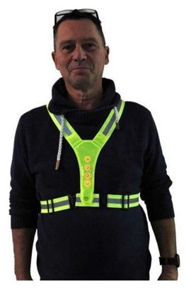 Gilet de sécurité réfléchissant à LED - Taille unique