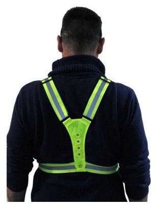 Gilet de sécurité réfléchissant à LED - Taille unique