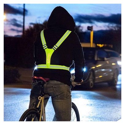 Gilet de sécurité réfléchissant à LED - Taille unique