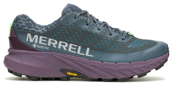 Merrell Agility Peak Gore-Tex Trail Shoes Blue/Violet