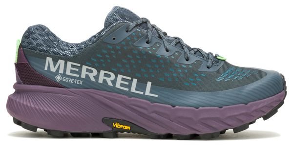 Merrell Agility Peak 5 Gore-Tex Trailrunning-Schuhe Blau/Violett