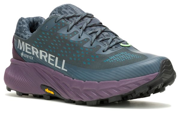 Merrell Agility Peak 5 Gore-Tex Trail Shoes Blue/Violet