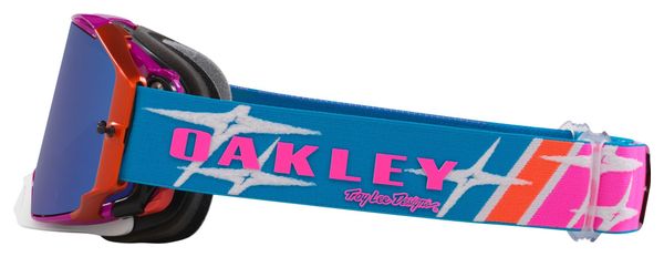 Oakley Airbrake MX x Troy Lee Designs Speed Stars / Black Ice Iridium / Ref: OO7046-G4