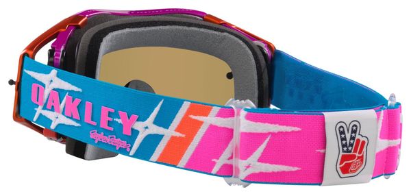 Oakley Airbrake MX x Troy Lee Designs Speed Stars / Black Ice Iridium / Ref: OO7046-G4