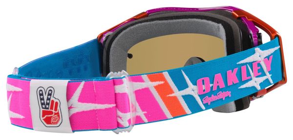 Oakley Airbrake MX x Troy Lee Designs Speed Stars / Black Ice Iridium / Ref: OO7046-G4