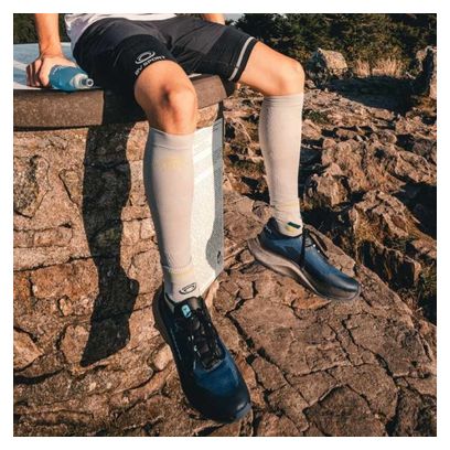 BV Sport Trail Ultra Mid Socken Grau/Grün