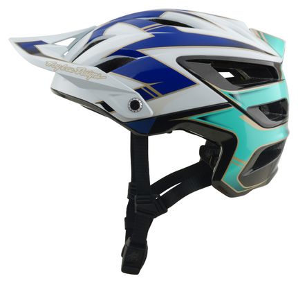 Casco de MTB Troy Lee Designs A3 Mips Electra blanco/azul