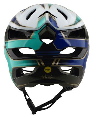 Casco de MTB Troy Lee Designs A3 Mips Electra blanco/azul