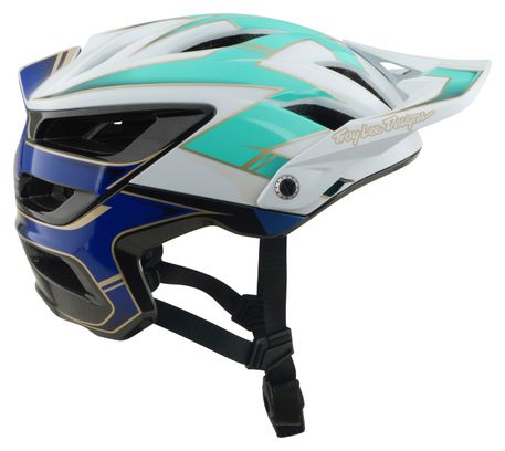Casco de MTB Troy Lee Designs A3 Mips Electra blanco/azul