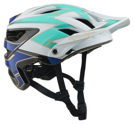 Casco de MTB Troy Lee Designs A3 Mips Electra blanco/azul