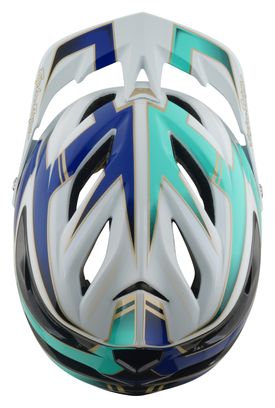 Casco de MTB Troy Lee Designs A3 Mips Electra blanco/azul
