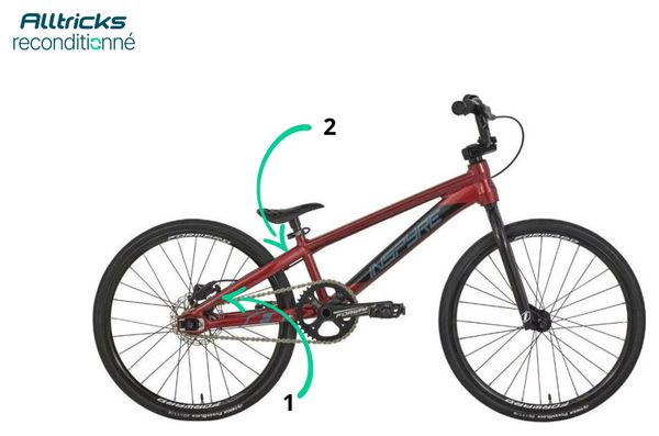 BMX Race Inspyre Evo Disk 2025 20'' Rouge Cherry Red - Produit Reconditionné