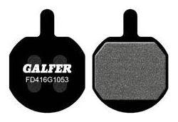 Paar halbmetallische Galfer-Pads Promax / Hayes MX-2 (04) / MX-3 (Meca) / MX-4 / MX-5 / GX-2 / Sohlenstandard