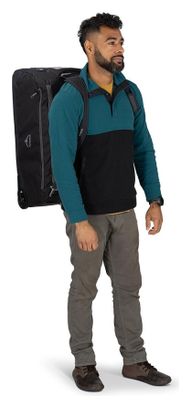 Borsa da viaggio Osprey Daylite Wheeled Duffel 85L Nero