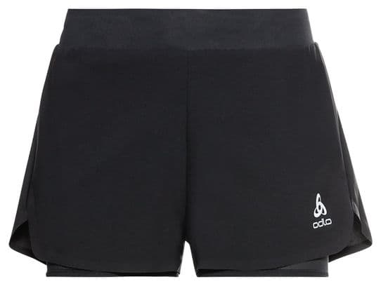 Odlo Zeroweight 3in 2-in-1 Shorts Zwart Dames
