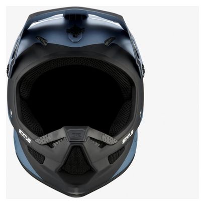 Casque Intégral Enfant 100% Status Bleu / Noir 