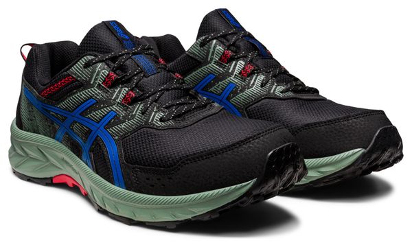 Asics Gel Venture 9 Trail Running Shoes Black Blue