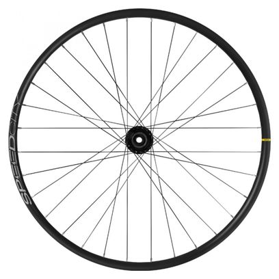 Roue vtc - city 700 mavic speedcity tubeless ready arriere disc centerlock axe traversant 12-142 noir cassette 11-10v. jante 622-25