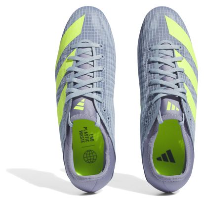 adidas Performance Sprintstar Grey Yellow Unisex Track &amp; Field Shoes