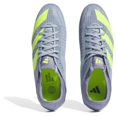 Chaussures d'Athlétisme adidas Performance Sprintstar Gris Jaune Unisexe