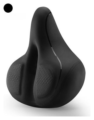 Black padded fitness bike saddle ROCKBROS