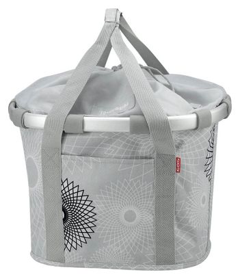 Klickfix Bikebasket Lenkertasche Grau