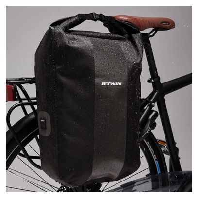 Sacoche de Porte-Bagages Elops 500 1 x 20L Noir