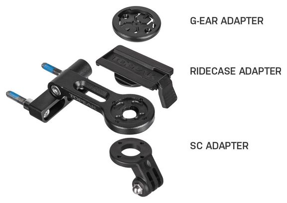 Support Guidon Déporté Topeak UTF Multi-Mount 4-Bolt Stem Noir