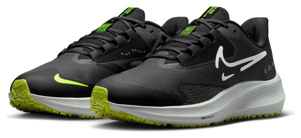 Nike Air Zoom Pegasus 39 Shield Laufschuhe Schwarz Grün