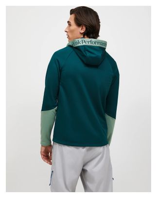 Pile Peak Performance Rider Essentials Zip Verde Uomo