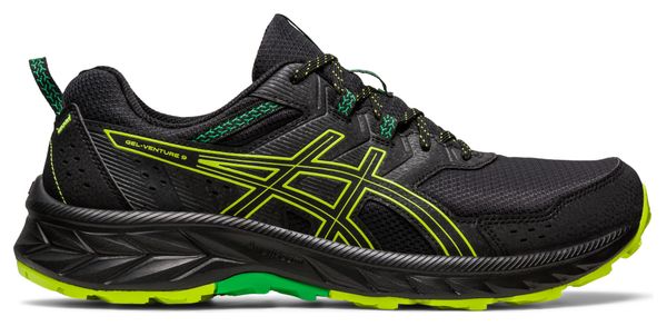 Asics Gel Venture 9 Trail Running Shoes Black Green