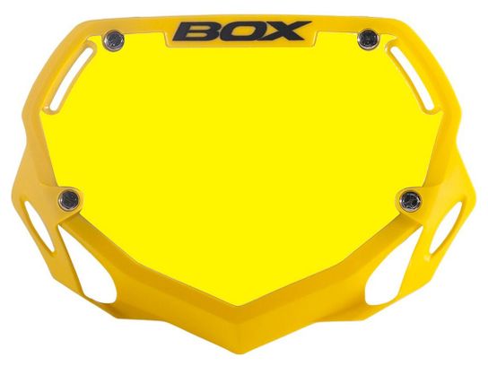 Plaque BOX two mini white et yellow/yellow