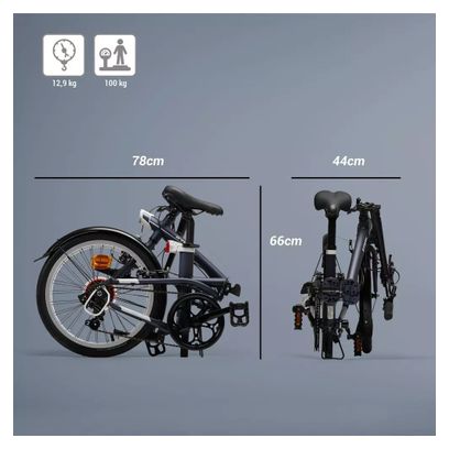 BTWIN TILT 500 Folding bike Blue