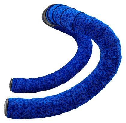 Nastro per manubrio Supacaz Suede blu reale con tappi