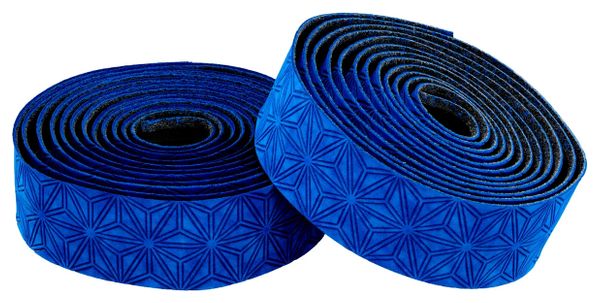 Nastro per manubrio Supacaz Suede blu reale con tappi