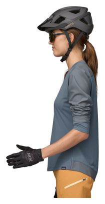 Patagonia Damen Langarm Trikot Dirt Craft Blau