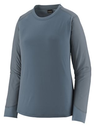 Patagonia Damen Langarm Trikot Dirt Craft Blau