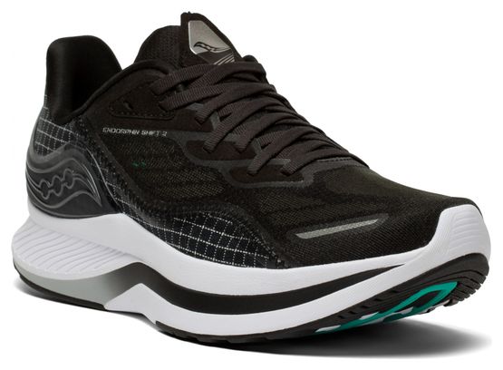 Chaussures Running Saucony Endorphin Shift 2 Noir Blanc Femme