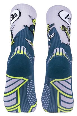 Calzini BV Sport Trail Ultra High Clic Collector DBDB Verde/Viola