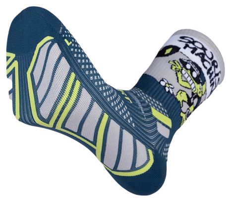 Calzini BV Sport Trail Ultra High Clic Collector DBDB Verde/Viola