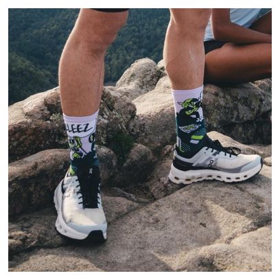 Calzini BV Sport Trail Ultra High Clic Collector DBDB Verde/Viola