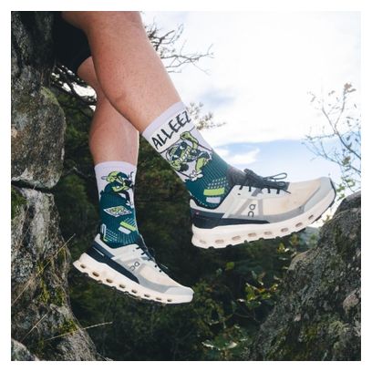 Calzini BV Sport Trail Ultra High Clic Collector DBDB Verde/Viola